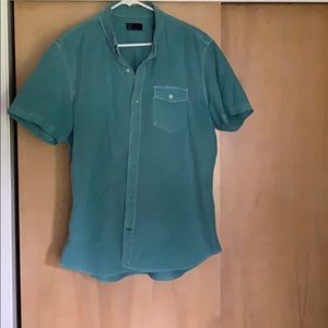 Teal Blue Gap Short Sleeve Men’s shirt